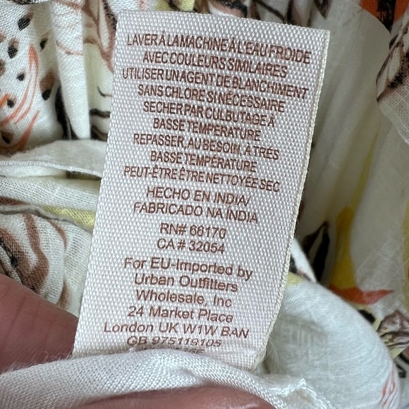 FREE PEOPLE Anita Maxi Dress Endless Summer Tiered Ruffle Watercolor Floral XS - Picture 10 of 14